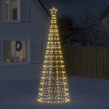  Meleg fehér karácsonyfa fénykúp tüskékkel 570 LED 300 cm karácsonyfa izzósor
