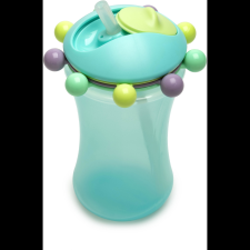  Melii Bögre szívószállal és számlappal, 340 ml kék (790693120009) kulacs, kulacstartó