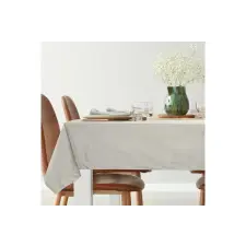  Melinda bársony asztalterítő Ezüst 140x220 cm party kellék