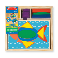  Melissa &amp;amp; Doug Fa készségfejlesztő játék, Formaillesztő készségfejlesztő