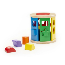 Melissa & Doug Fa készségfejlesztő játék, Gurulós formarendező készségfejlesztő