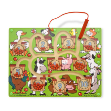  Melissa &amp;amp; Doug Fa készségfejlesztő játék, Mágneses számolós labirintus készségfejlesztő