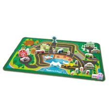  Melissa &amp;amp; Doug játszószőnyeg 112x66 cm, Mancs Őrjárat - Kaland-öböl autópálya és játékautó