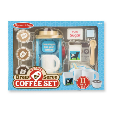  Melissa &amp;amp; Doug Sütés-főzés, Fa kávéfőző szett konyhakészlet