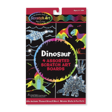 Melissa & Doug Kreatív játék, Képkarc, dínó kreatív és készségfejlesztő