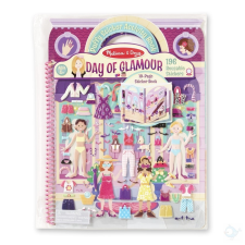 Melissa & Doug Kreatív játék, Pufi matrica készlet, glamour kreatív és készségfejlesztő