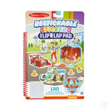 Melissa &amp; Doug kreatív játék, újrahasználható matrica füzet, Mancs Őrjárat - Küldetések kreatív és készségfejlesztő
