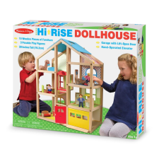 Melissa & Doug Melissa & doug emeletes fa babaház lifttel babaház