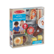 Melissa and Doug Sütés-főzés, grill és bbq készlet- 16db-os kreatív és készségfejlesztő