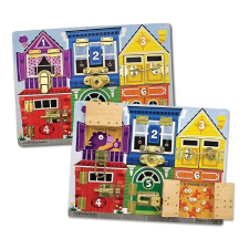 Melissa & Doug Játék a zárolási és feloldási készségek fejlesztéséhez kreatív és készségfejlesztő