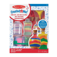 Melissa & Doug , kreatív játék, homok művészet, homok üvegben kreatív és készségfejlesztő