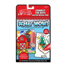 Melissa & Doug Kreatív játék, Rajzolás vízzel, kösd össze a számokat, farm kreatív és készségfejlesztő