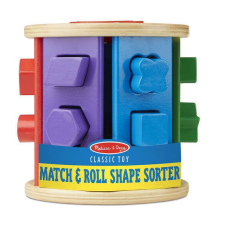 Melissa & Doug M&D Fa Készségfejlesztő Játék, Gurulós Formarendező kreatív és készségfejlesztő
