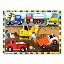 Melissa & Doug Melissa & Doug Fa készségfejlestő játék, könnyen megfogható puzzle puzzle, kirakós
