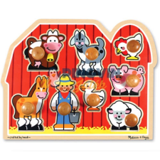 Melissa@Doug Melissa&Doug - Farm fa forma puzzle fogantyúval társasjáték