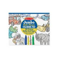 Melissa@Doug Melissa & Doug Kreatív játék, Jumbo színező, kék kreatív és készségfejlesztő