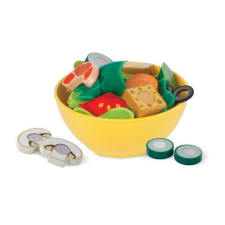 Melissa & Doug Oktató játék - Fa játékkészlet Ízletes saláták konyhakészlet