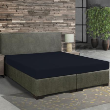 Mélykék prémium bambuszos gumis lepedő 90x200 cm és 100x220 cm-es matracra lakástextília