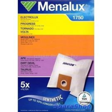 MENALUX 1750 5 db szintetikus porzsák + 1 mikroszűrő (1750) porzsák