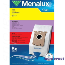 MENALUX 1840 5 db szintetikus porzsák + 1 mikroszűrő porzsák