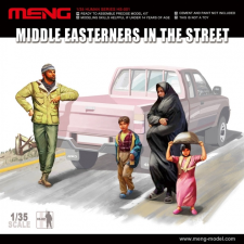 MENG 1/35 Közép-Keleti emberek az utcán szett katonai modell figura katonásdi