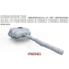 MENG 1/35 Sd.Kfz.171 Panther német közepes tank ponyvás torony (travel mode) katonai modell kiegészítő