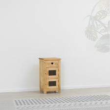  MENGEVE fenyő szekrény – 2 ajtós, 1 fiókos (keskeny kivitel) bútor