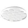 Mennyezeti DESIGN LED lámpa, kör alakú, méhkas minta, (30W/60W), távirányítóval, állítható színhőmérséklet