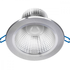 Mennyezeti lámpatest 12W süllyesztett LED DOWNLIGHT MÉLY, kerek 4000K 960lm ezüst világítás