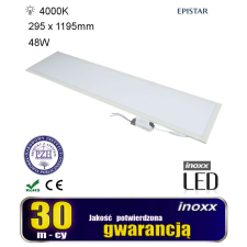 Mennyezeti led panel 120x30 48w vékony világítódoboz 4000k semleges világítás