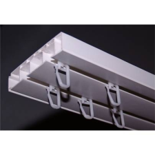  Mennyezeti sín 2 soros 150 cm karnis, függönyrúd