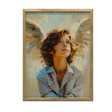  MENNYI FIÚ FALI PLAKÁT 50x70 cm KERET NÉLKÜL, MATT grafika, keretezett kép