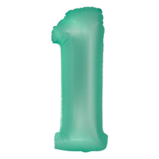  Menta 1-es Mint Mat szám fólia lufi 76 cm party kellék