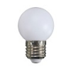 Mentavill E27 LED lámpa színes (1W/200°) Kisgömb - fehér