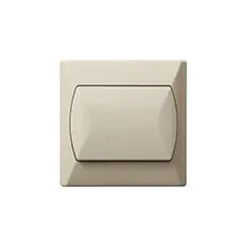 Mentavill Kapcsoló (101), egy pólusú, komplett (Akcent) krém villanyszerelés