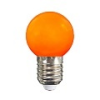 Mentavill Színes LED lámpa E27 (1W/200°) Kisgömb - narancs