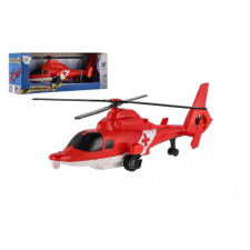  Mentőhelikopter műanyag, 22 cm helikopter és repülő