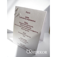  Menükártya dekorációs kellék