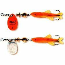 Mepps Mini Salmon - Méret: 0Szin: NarancsCsomagolás: 3db /csomag horgászkiegészítő