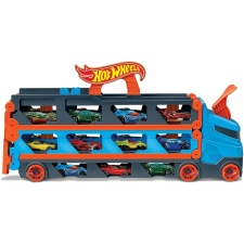 Mercaton HOT WHEELS 2 AZ 1-BEN MEGA PÁLYA AUTÓSZÁLLÍTÓ autópálya és játékautó