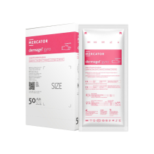 Mercator Dermagel Gyno steril sebészeti púdermentes latex kesztyű nőgyógyászati, hosszított 50 pár védőkesztyű