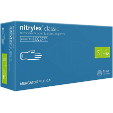 Mercator Gumikesztyű nitril púdermentes s 100 db/doboz, nitrylex lila védőkesztyű