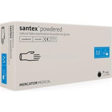 Mercator Medical Santex púderes M-es méret 100db/doboz latex kesztyű (KESZTYSANM) védőkesztyű