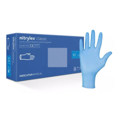  Mercator Nitrilex kék púdermentes kesztyű