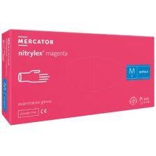 Mercator Nitrylex magenta nitril kesztyű M méret védőkesztyű