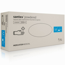 MercatorMedical SANTEX púderezett latex kesztyű védőkesztyű