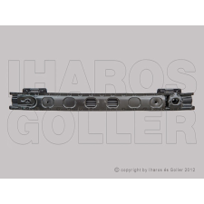  Mercedes A (W176) 2012.09.01- Hátsó lökhárító belső merevítő (161F) autóalkatrész