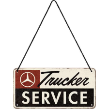 Mercedes Benz – Trucker Service – Fémtábla dekoráció