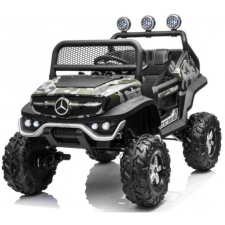 Mercedes Benz Unimog 12V JL199 1 személyes lakkozott elektromos járgány