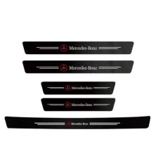  Mercedes Küszöb karcolásgátló küszöbvédő matrica Piros autó dekoráció